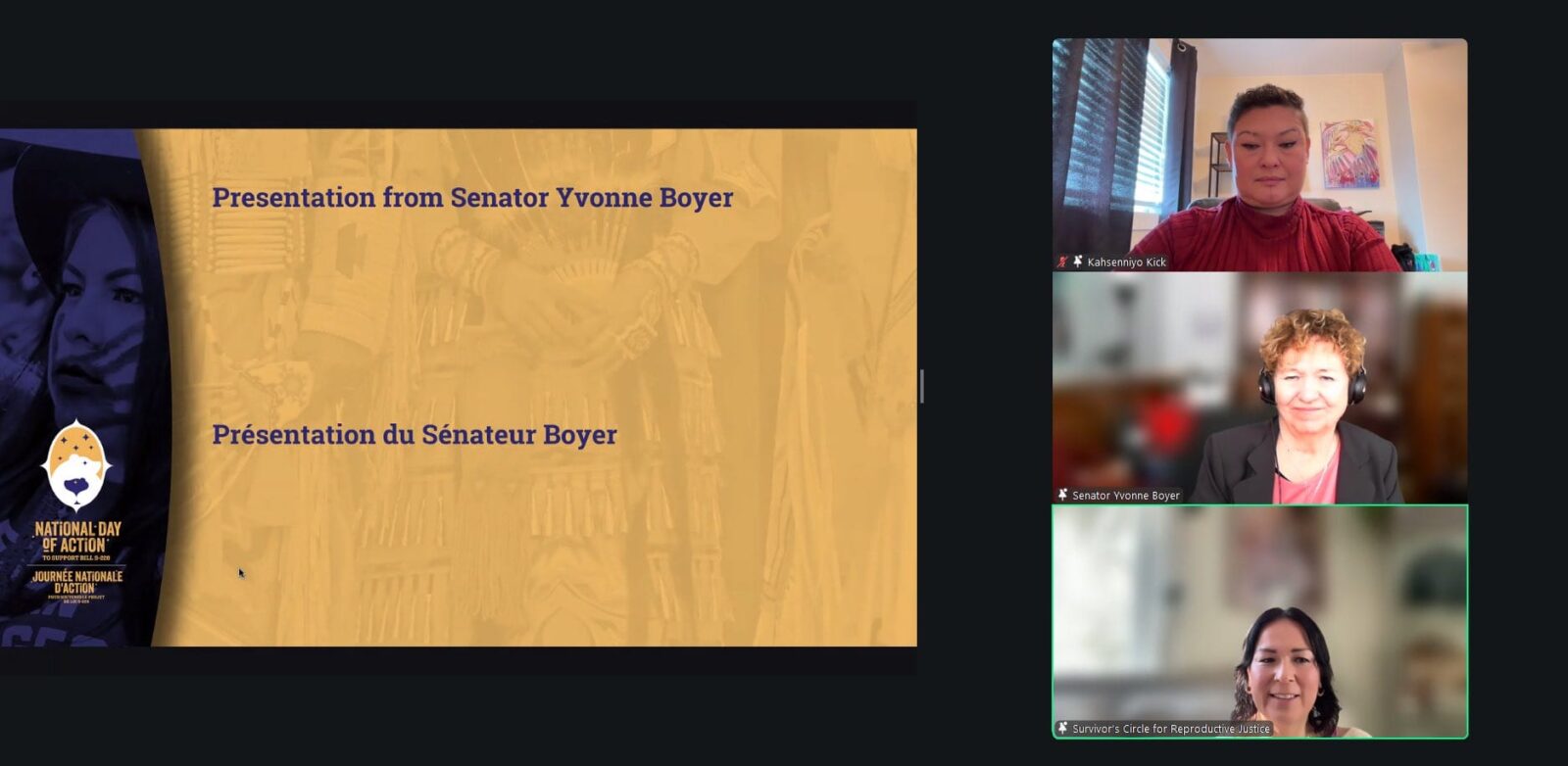 Survivors Circle for Reproductive Justice Webinar